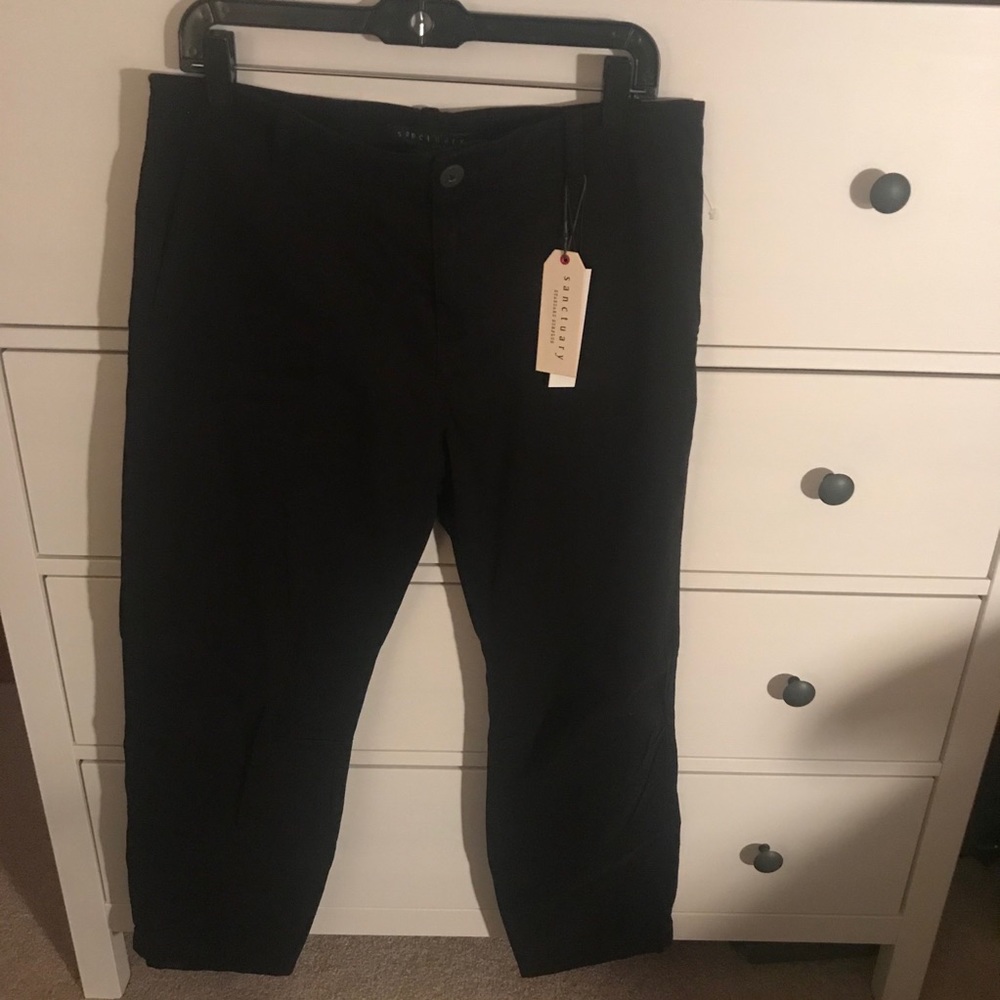 Sanctuary Fatigue crop pant black Size 31